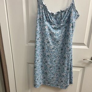 Floral Blue Nightgown